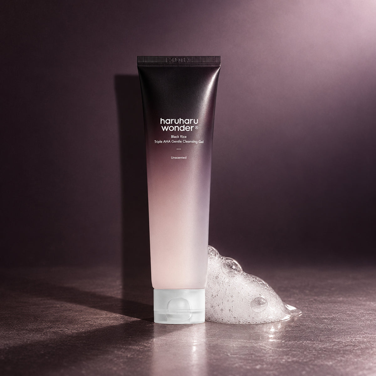 Haruharu Wonder – Gel de Limpeza Suave com Três AHAs e Arroz Preto – 100 ml
