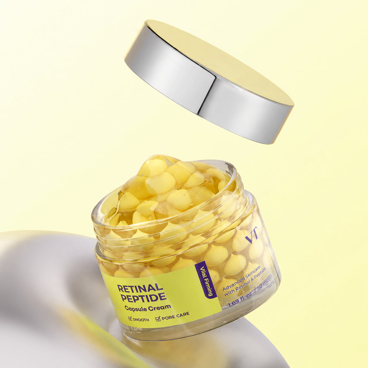 VT - Creme Facial em Cápsulas com Retinal e Peptídeos - 50ml