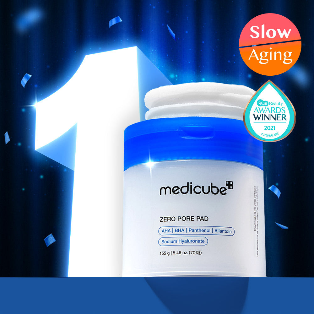 medicube Zero Pore Pad 2.0 — Tônico Esfoliante Facial com 70 Pads