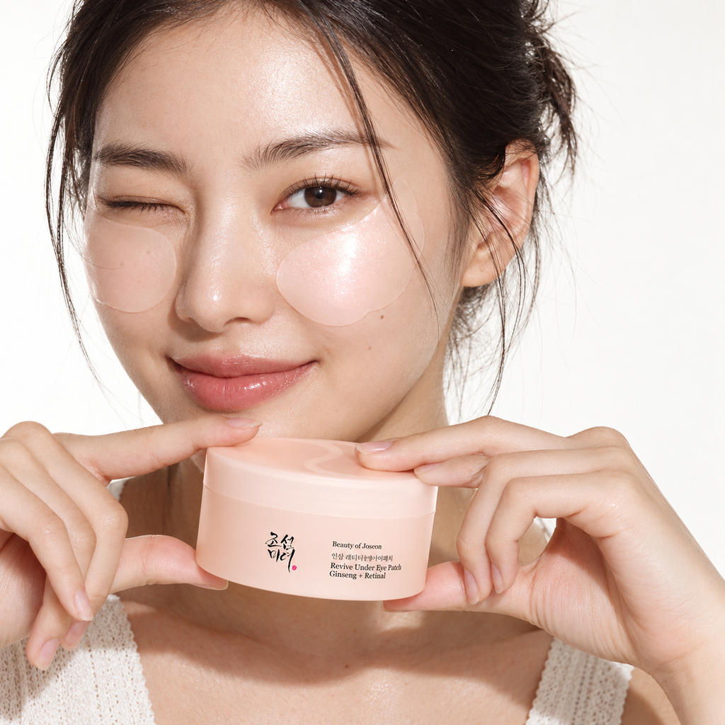 Beauty of Joseon – Patches para a Área dos Olhos com Ginseng e Retinal (60 Unidades)